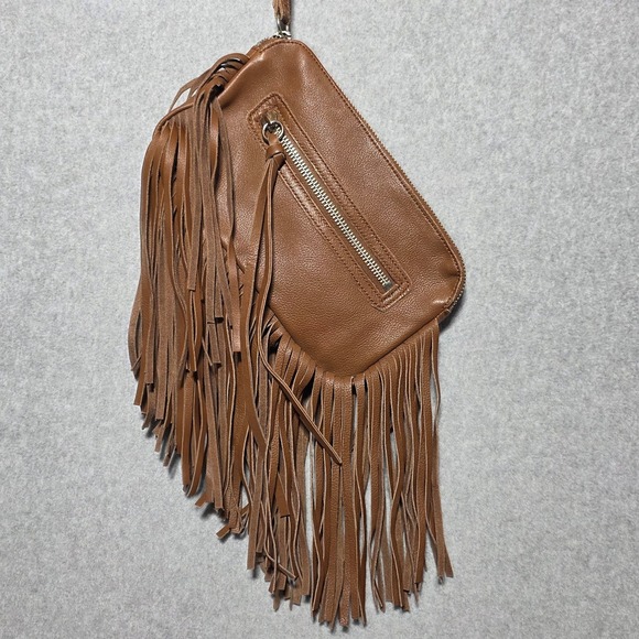 Linea Pelle Handbags - Linea Pelle Fringe wrist purse